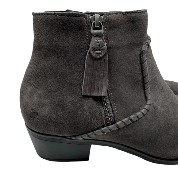 Jack Rogers Dylan Suede Charcoal Gray Booties - Picture 4 of 12